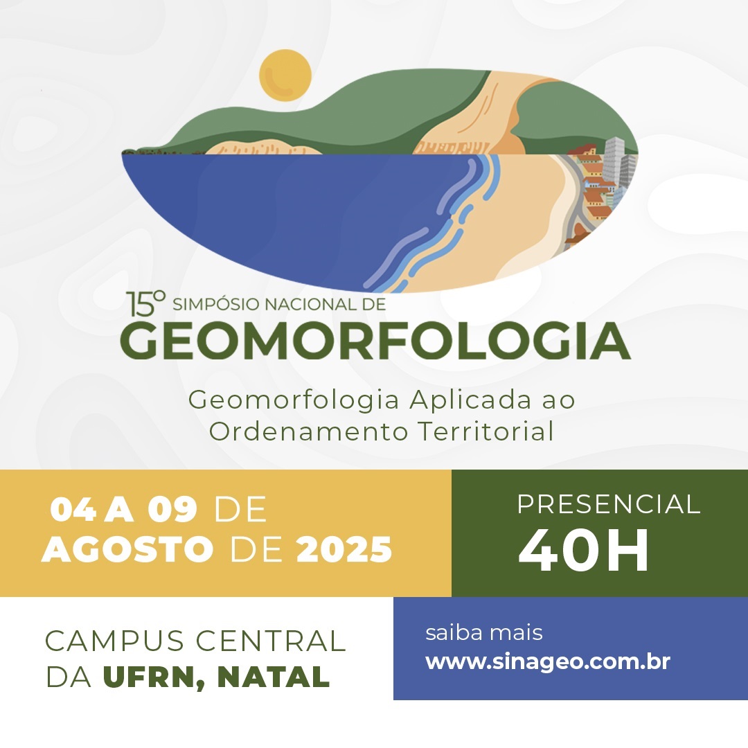Pesquisadores do Núcleo Terrantar marcam presença no XV SINAGEO